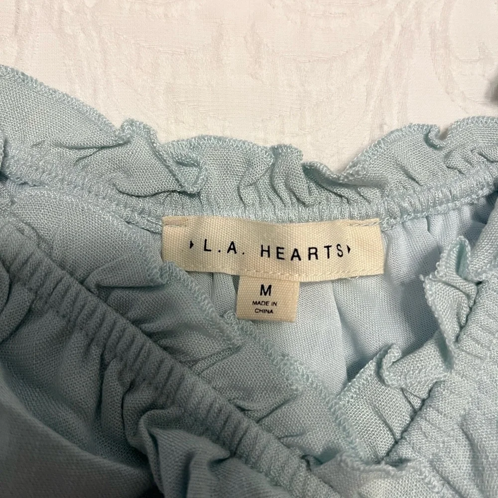 LA Hearts Surplice Bustier Top - Picture 4 of 5